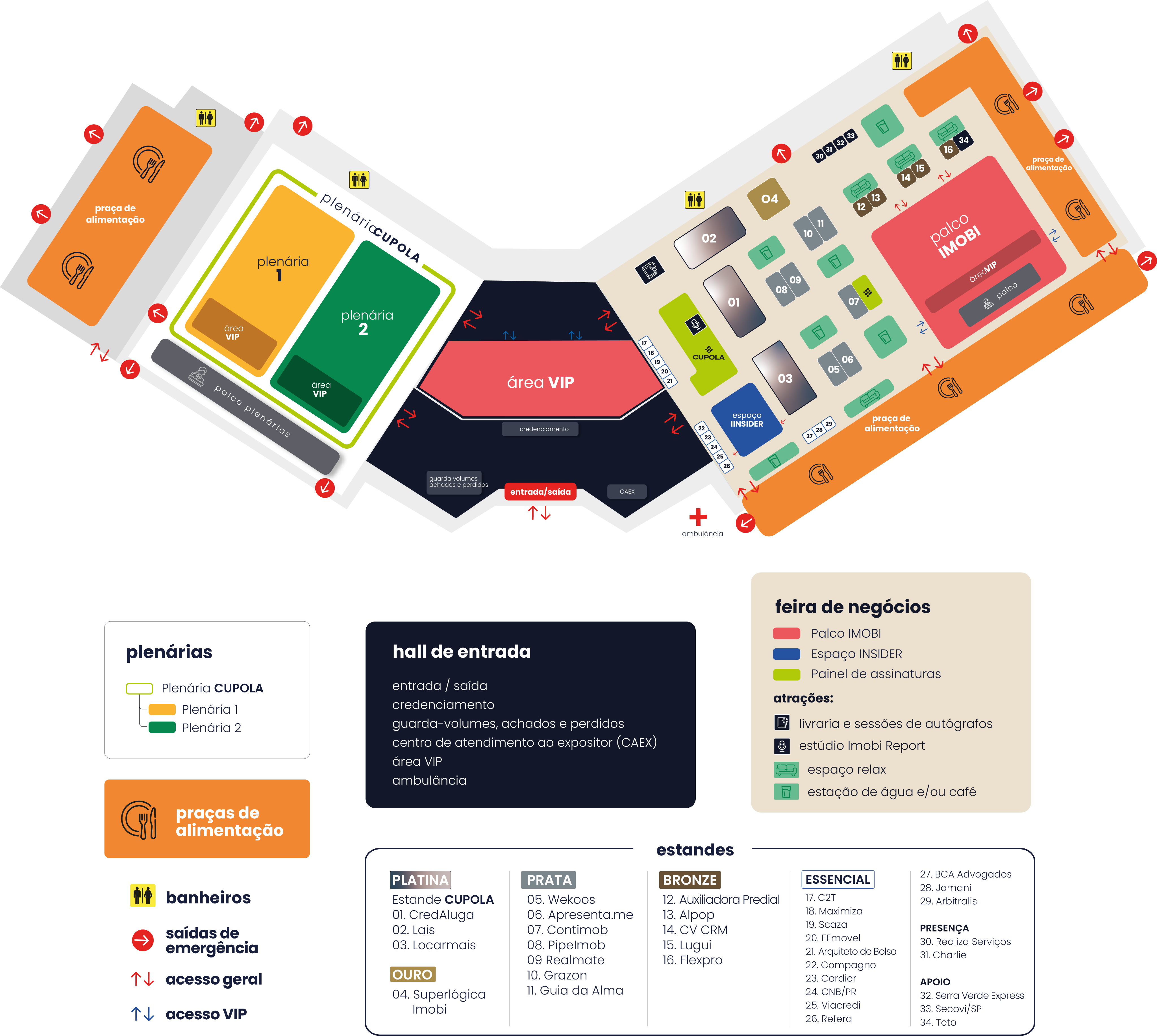 Mapa do evento CUPOLA Summit — ViaSoft Experience, Curitiba (PR)